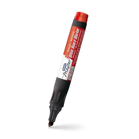 MAS BOARD MARKER KARTUSLU KIRMIZI 12 LI (6412) ürün görseli 1