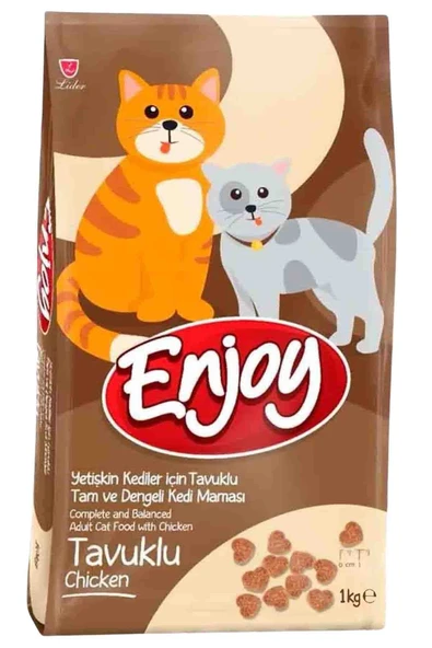 Enjoy Tavuklu Yetiskin Kedi Mamasi 1 Kg ürün görseli 1