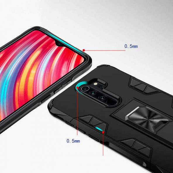 Xiaomi Redmi Note 8 Pro Kılıf Zore Volve Kapak - Resim 6