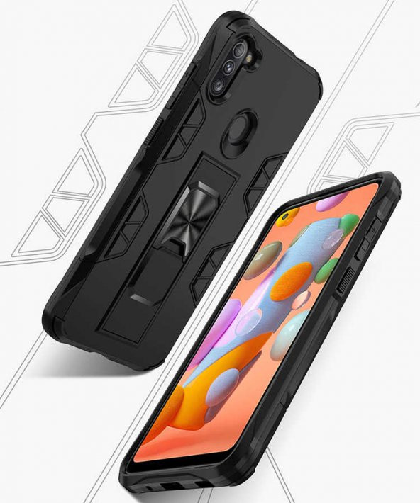 Galaxy M11 Kılıf Zore Volve Kapak - Resim 2