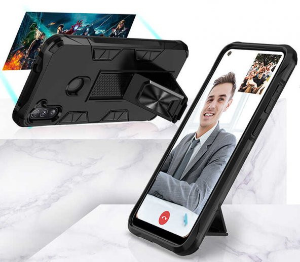 Galaxy M11 Kılıf Zore Volve Kapak - Resim 9