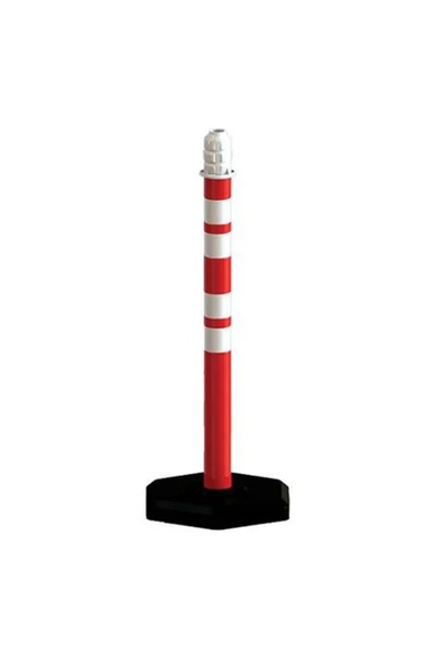 UT6003 Dubalı Uyarı Dikmesi 60x1200 mm, Mıcır Tabanlı, Reflektif, Trafik Güvenlik Bariyeri ürün görseli 1