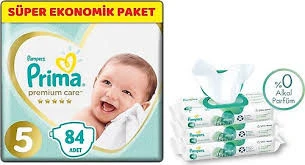 PRİMA PREMİUM CARE NO:5 EKONOMİK PAKET 11/16 KG 84 ADET ürün görseli 1