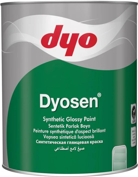 Dyo Dyosen Sentetik Parlak Boya 7.5 Lt Beyaz ürün görseli 1