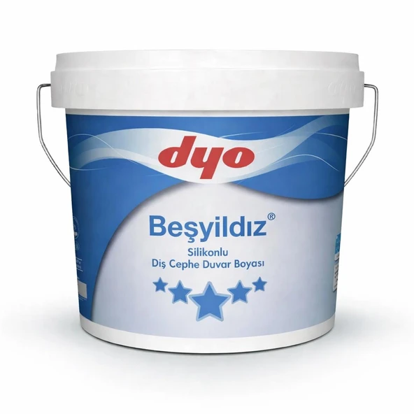 Dyo Beşyıldız Silikonlu Dış Cephe Boyası 7.5 Lt ürün görseli 1