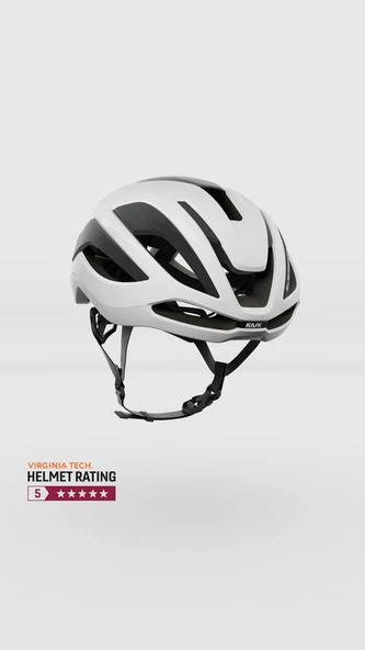 Kask Elemento Yol Bisikleti Kaskı Beyaz Small - Resim 9