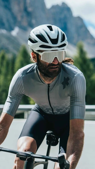 Kask Elemento Yol Bisikleti Kaskı Beyaz Small - Resim 6
