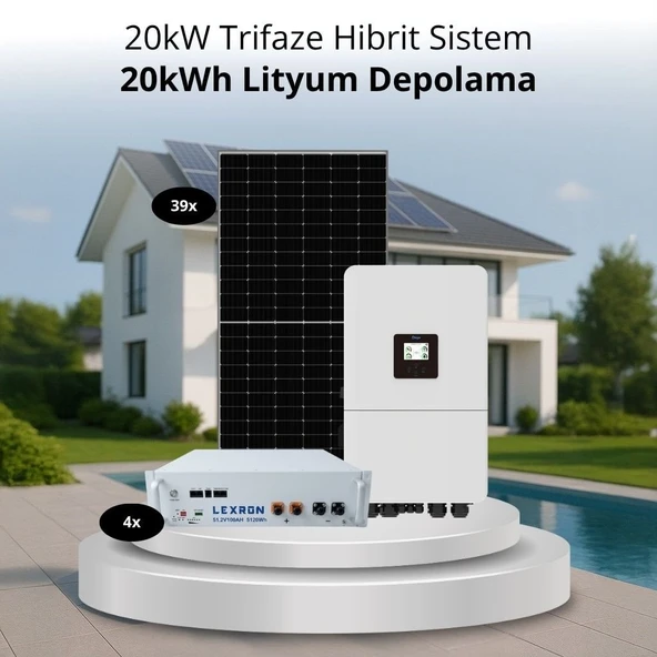 20KW TRİFAZE HİBRİT SİSTEM 1 ürün görseli 1