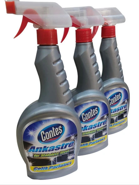 CONTES ANKASTRE ÇELİK PARLATICI 750 ML 3 ADET ürün görseli 1