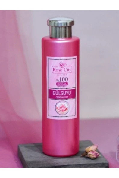 rosecity Rose City %100 Doğal Gül Suyu Kutulu 380 Ml ürün görseli 1