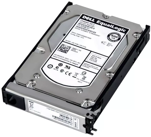 DELL EqualLogic 600GB 10K 6G SAS 3.5" Server Sunucu Harddisk ST3600002SS 9FS06-057 0WK0CR ürün görseli 1