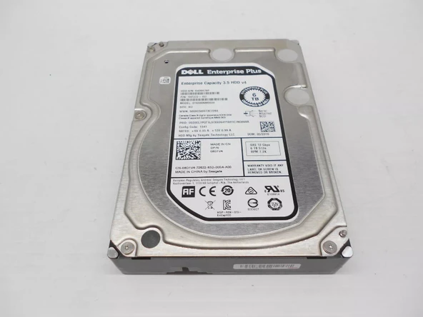 DELL EnterPrise 6TB 7.2K 12G 512e NL SAS 3.5" Server Sunucu Harddisk ST6000NM0095 1YZ210-150 0RHVWG ürün görseli 1