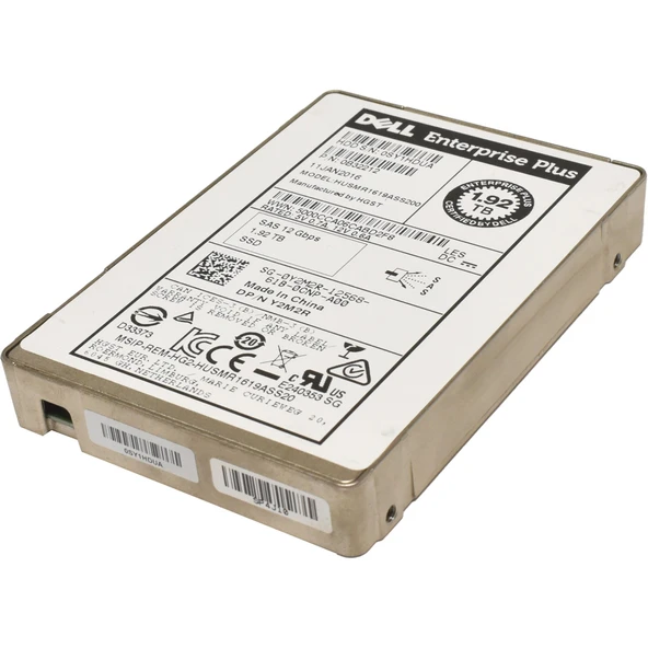 DELL Enterprise Plus 1.92TB 12G SAS SSD 2.5" Harddisk 0Y2M2R 02Y3M8 2Y3M8 HUSMR1619ASS205 ürün görseli 1