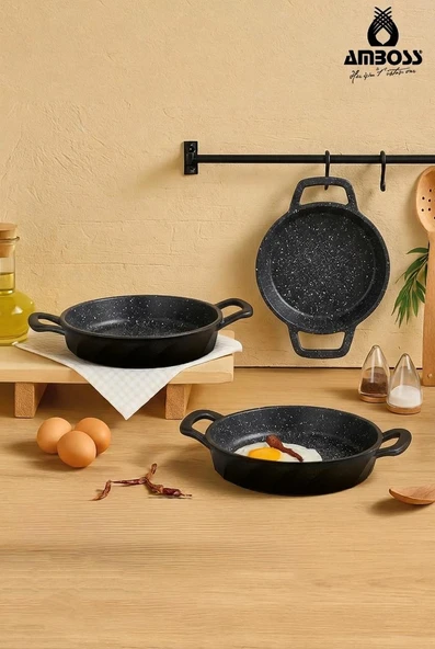 Amboss Kuvars Döküm Sahan Set ürün görseli 1