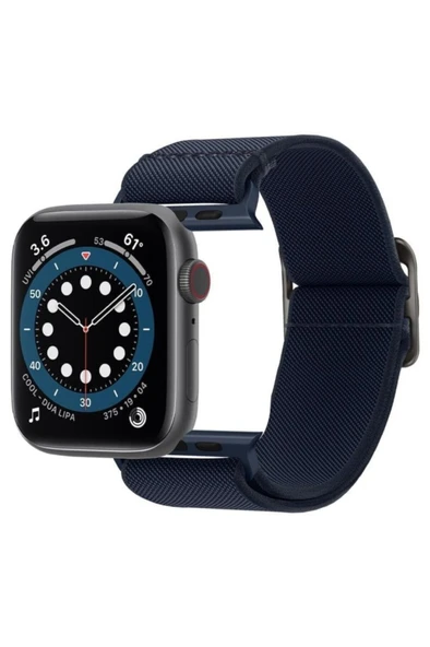 Spigen Apple Watch Serisi (41MM / 40MM / 38MM) Watch Kayış Kordon, Band Lite Fit Navy - Amp02291 ürün görseli 1