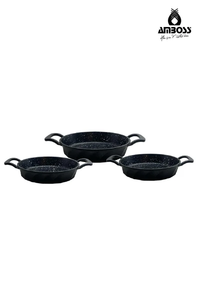 Amboss Kuvars Döküm Sahan Set - Resim 4
