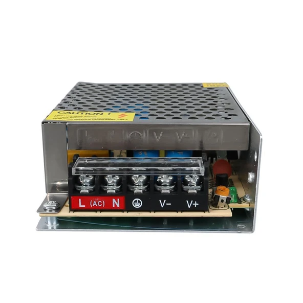 12 Volt - 5 Amper Metal Kasa Adaptör - Resim 4