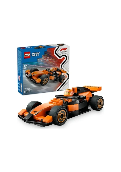 Lego City Mclaren Yarış Arabalı F1 Sürücüsü 60442 Lisanslı Ürün ürün görseli 1