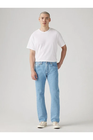 Levi's Erkek 501 Regular Fit Kot Pantolon - Minimalist Vintage Stil - Günlük Kullanım ürün görseli 1