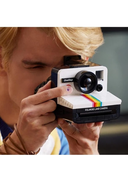 Lego Ideas Polaroid OneStep SX-70 Kamera 21345 Lisanslı Ürün ürün görseli 1