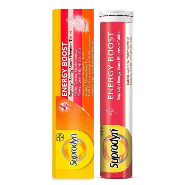 Supradyn Energy Boost Taef 15 Efervesan Tablet ürün görseli 1