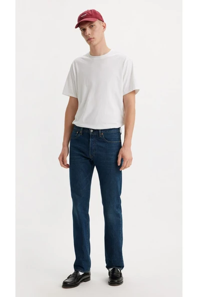 Levi's Erkek 501 Regular Fit Kot Pantolon - Klasik ve Şık ürün görseli 1