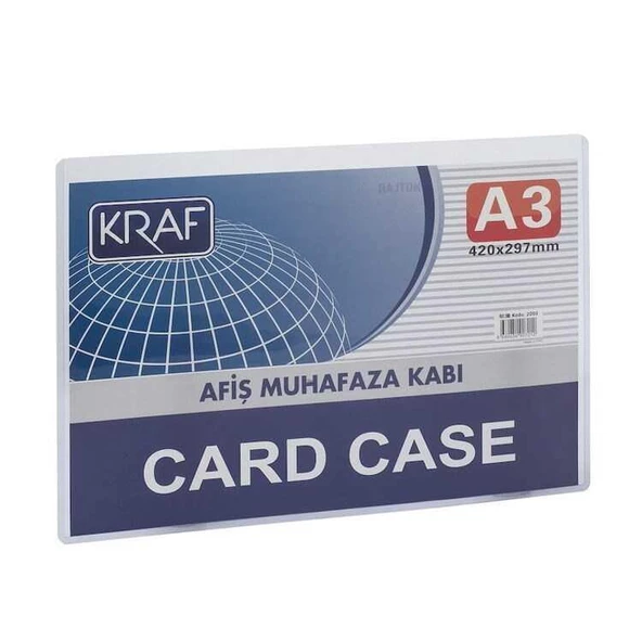 KRAF TABELA POSETI AFIS MUHAFAZA PVC A3 (2003) ürün görseli 1