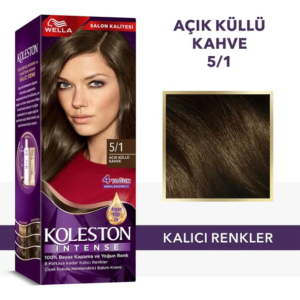 Koleston  Intense Saç Boyası Açık Küllü Kahve 5-1 ürün görseli 1