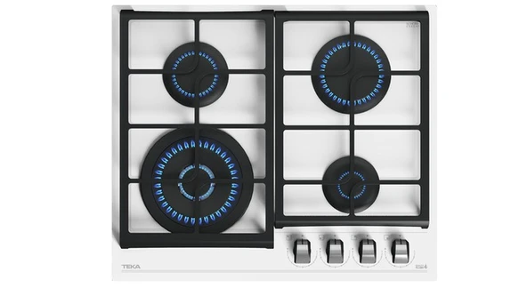 TEKA GZC 64320 WH BEYAZ 60 CM. EXACTFLAME 4 GÖZLÜ ANKASTRE OCAK ürün görseli 1
