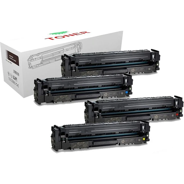Oldem Plus Hp 207A/ Hp W2210A Laserjet Pro M255DW Muadil Toner Chipsiz 1 Set 4 Renk ürün görseli 1