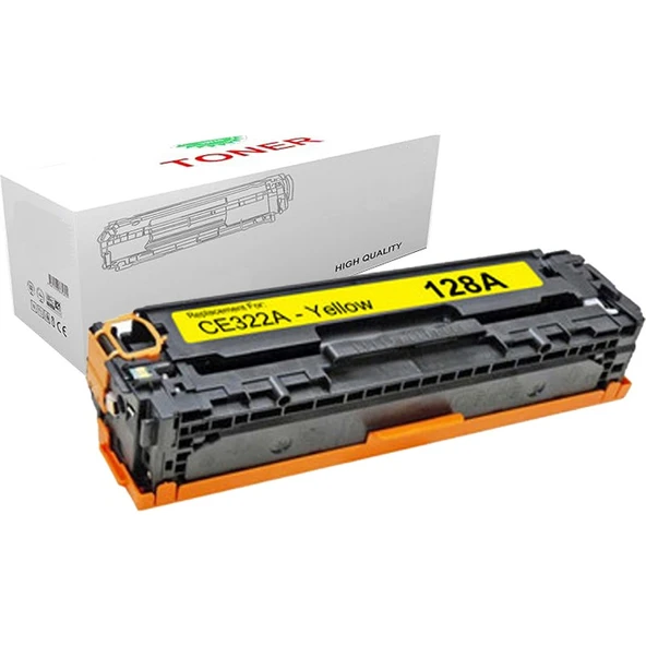 Oldem Plus Hp 128A-CE322A/ Hp Color Laserjet CP1525NW Muadil Toneri Sarı Renk ürün görseli 1