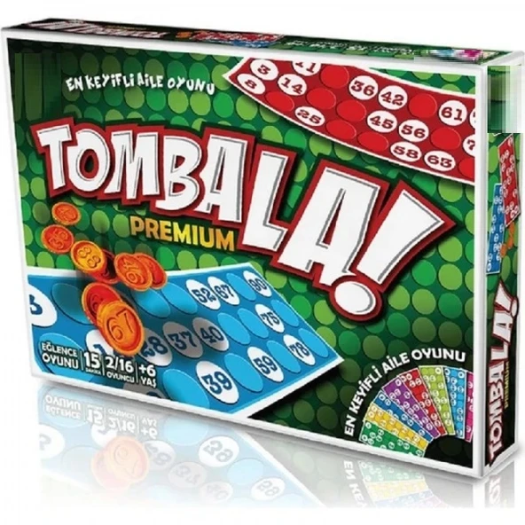 16 KARTLI LÜKS TOMBALA 1.KALİTE TOMBALA OYUNU YILBAŞI GECESİ OYUNLARI KUTU OYUNLARI AKIL OYUNLARI ürün görseli 1