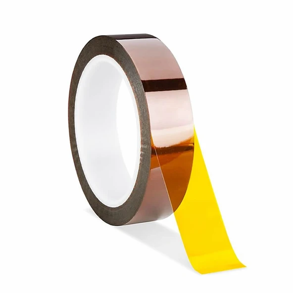 Kapton Bant 20mm x 30 Metre  Yüksek Düşük Sıcaklık -73C  260C Termal Isıya Dayanıklı Güçlü Yalıtım Çizilmeye Yırtılmaya Dirençli Çözücülere Dirençli Polyimide Maskeleme ürün görseli 1