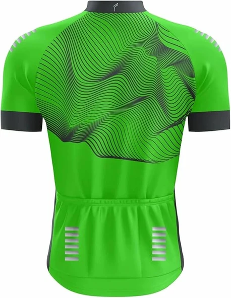 Neon Green Bisiklet Forması - Resim 2