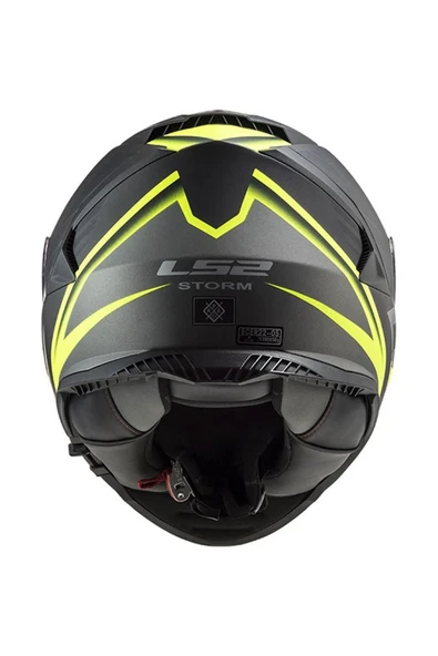 LS2 Storm Nerve Full Face Motosiklet Kaskı - Resim 2