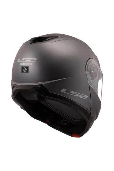 LS2 Strobe 2 Çene Açılır Motosiklet Kaskı - Resim 4