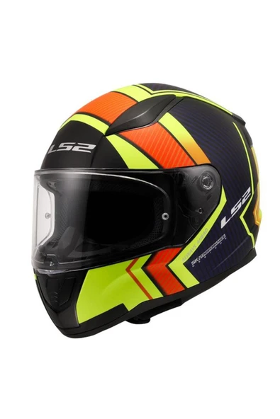 LS2 Parıd 2 Extra Mat Neon Sarı - Navy Mavi - L ürün görseli 1