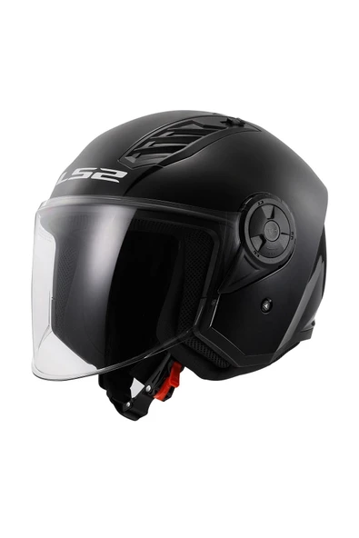 LS2 Aırflow 2 Yarım Kask Mat Siyah ürün görseli 1
