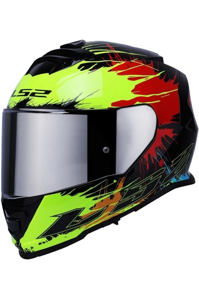 LS2 Storm 2 Drop Full Face  Motosiklet Kaskı Gri Camlı ürün görseli 1