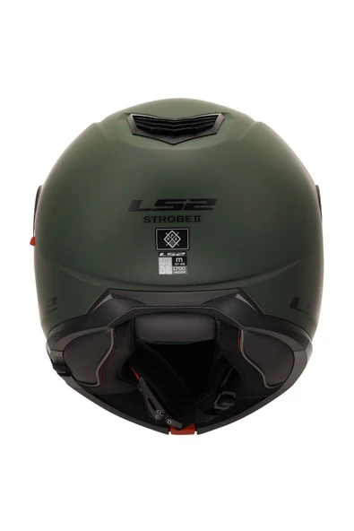 LS2 Strobe 2 Mat Yeşil Kask - Resim 3