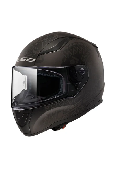 LS2 Rapıd 2 Takaroa  Full Face Motosiklet Kaskı Mat Siyah ürün görseli 1