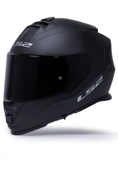 LS2 Storm 2 Mat Siyah Kapalı Motosiklet Kaskı Siyah Camlı ürün görseli 1