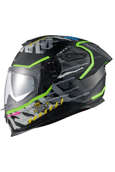 Nexx Y.100r Urbangram Mat Siyah Kask ürün görseli 1