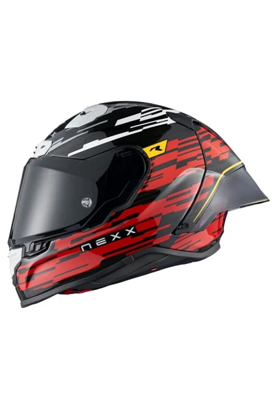 Nexx X.r3r Glıtch Racer Karbon -beyaz Kask ürün görseli 1