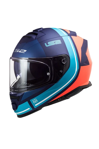 LS2 Storm 2 Slant Full Face Motosiklet Kaskı Şefaf Camlı ürün görseli 1