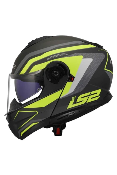 LS2 Strobe 2 Phantom Çene Açılır Kask - Resim 2
