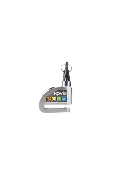 KOVIX Kd6-bm Alarmlı Disk Kilit Gri - Resim 3