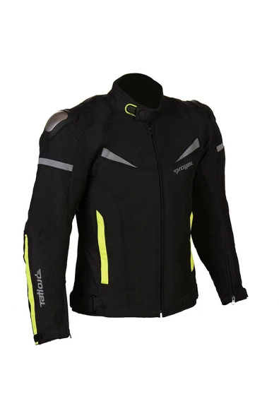 Prohel Colombia Neon Sarı 4 Mevsim Motosiklet Montu ürün görseli 1