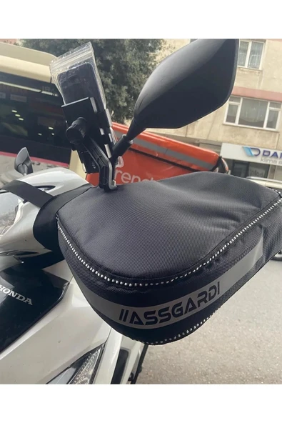 Scooter El Koruma Premium Elcik Rüzgarlık Içi Yünlü Su Geçirmez Reflektörlü ürün görseli 1