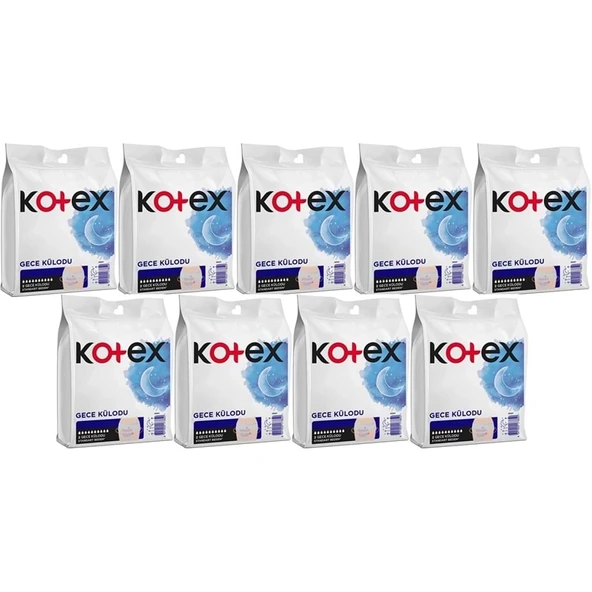 Kotex Gece Külodu / Külot Standart Beden Yoğun ReGl Dönemine Özel 18 Li Set 9PK*2 ürün görseli 1